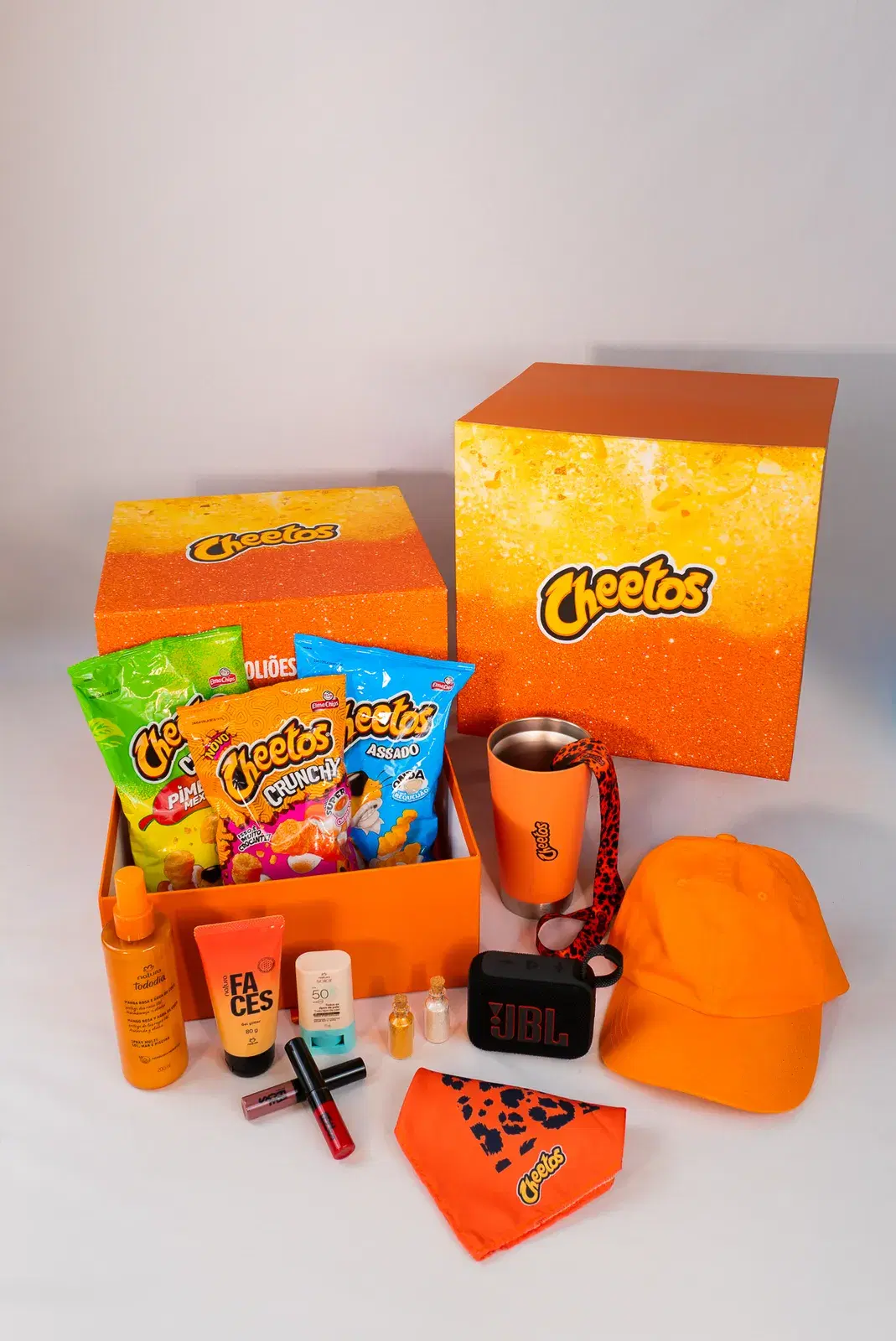 Press kit produzido para a Cheetos
